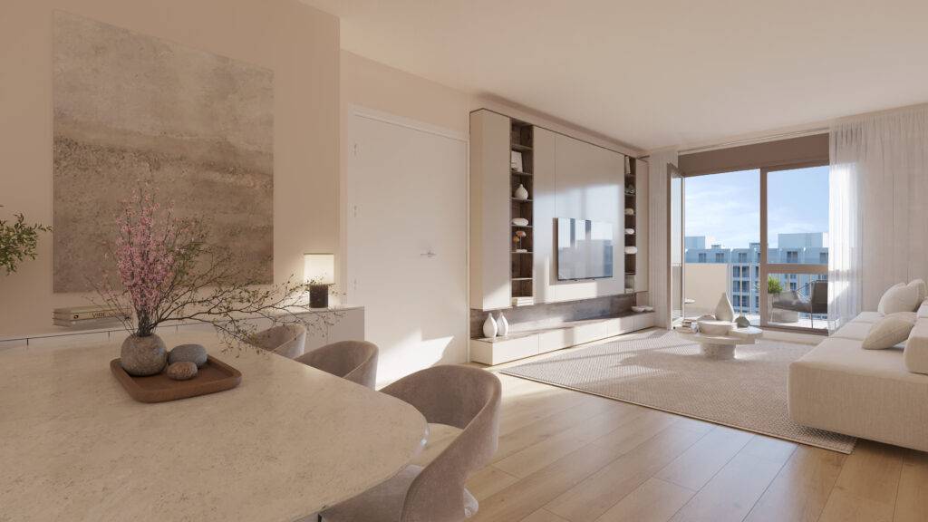 Más luz, más aire, más espacio: el nuevo modelo de vivienda en Los Cerros